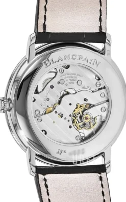 Villeret Ultraflach Vit/Läder Ø40 mm