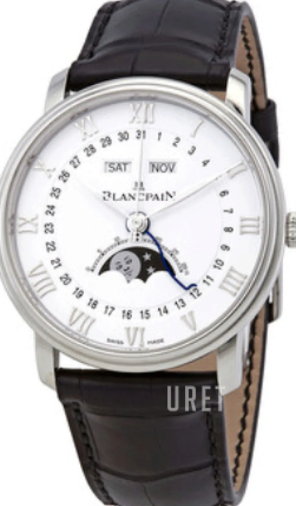 Villeret Vit/Läder Ø40 mm