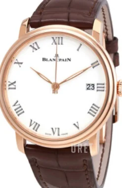 Villeret Vit/Läder Ø42 mm