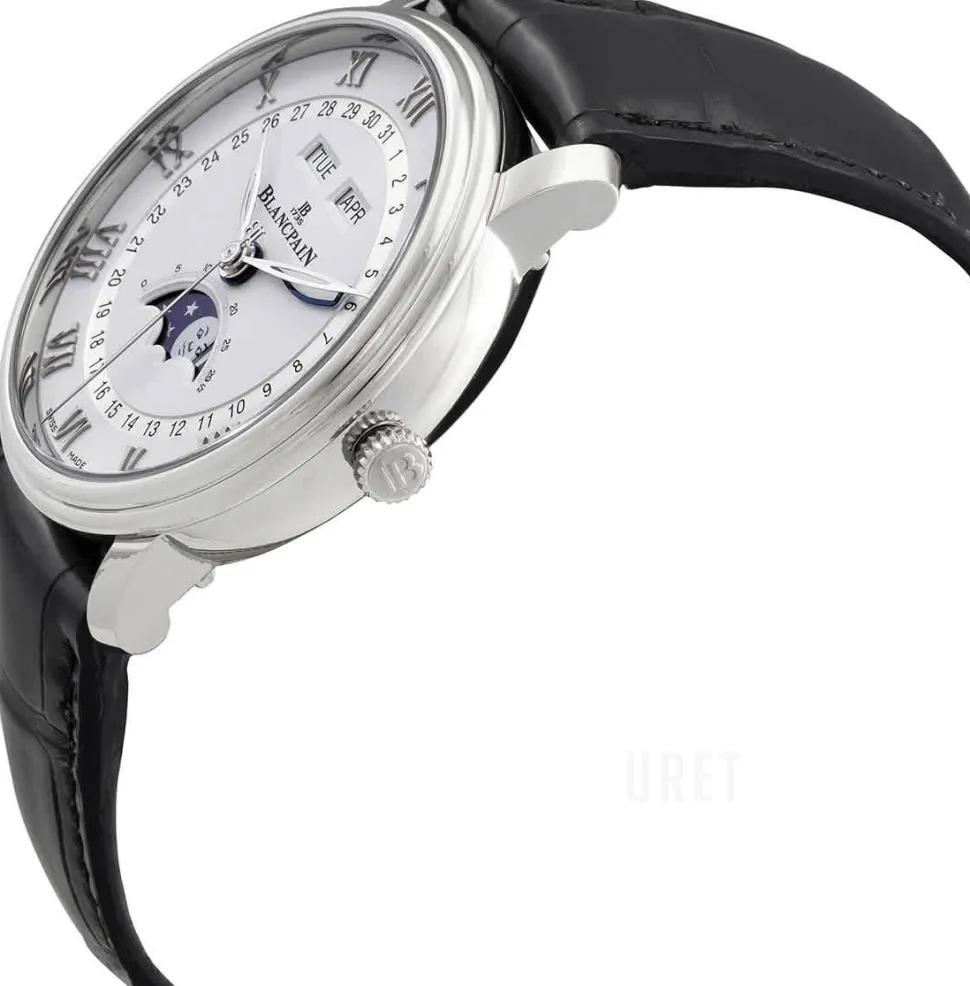 Villeret Vit/Läder Ø40 mm