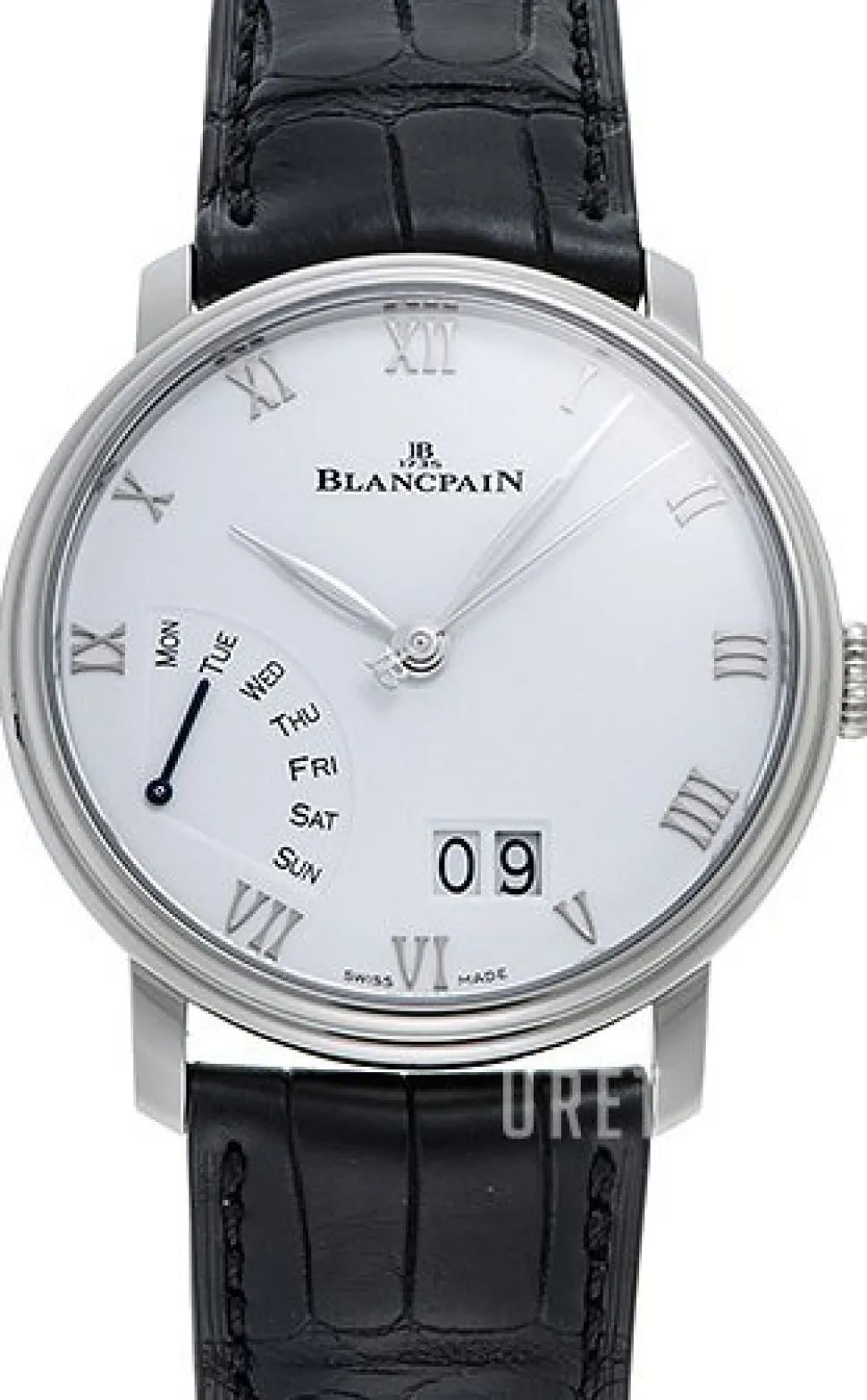 Villeret Vit/Läder Ø40.5 mm