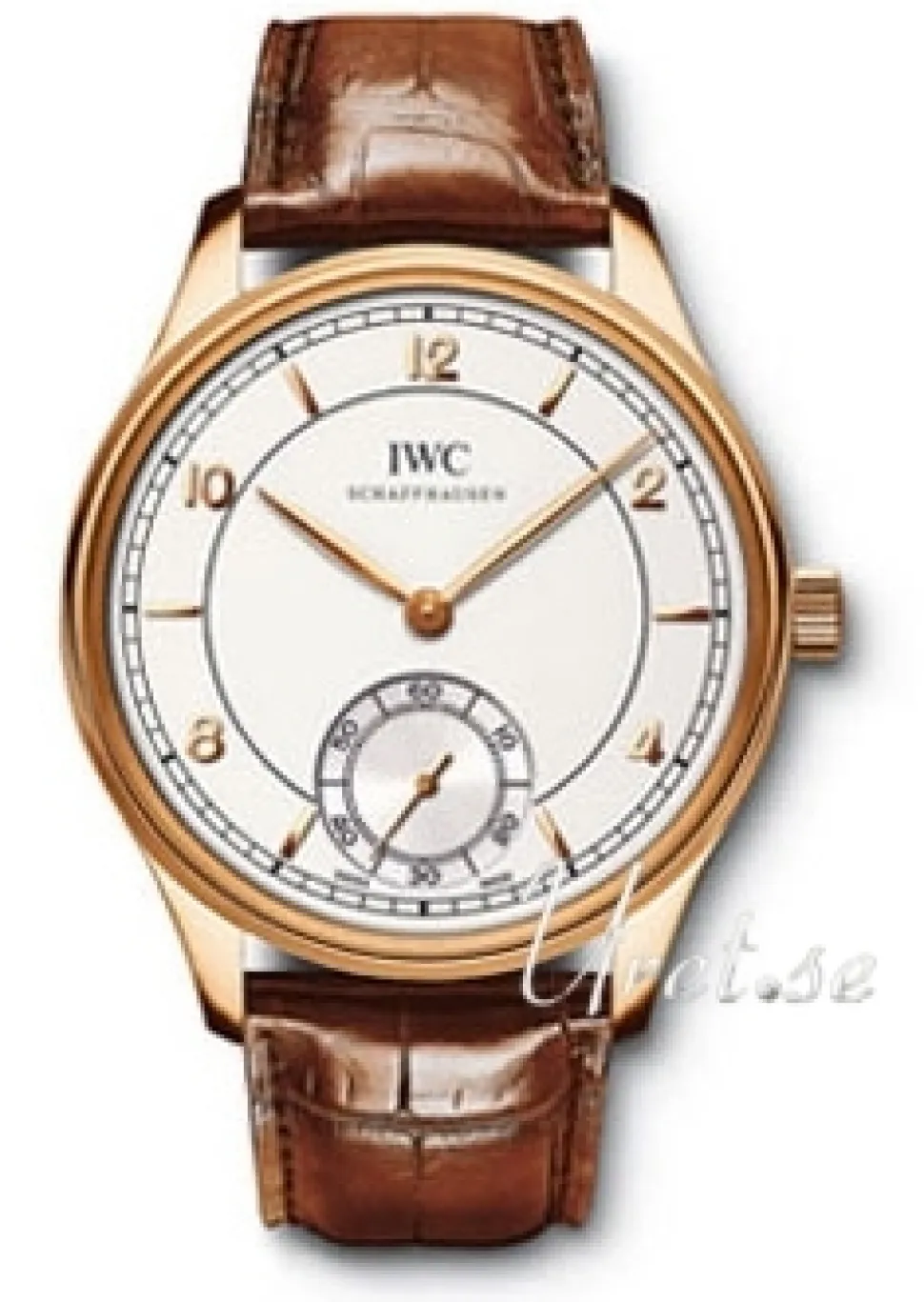 Vintage Collection Portuguese Hand-Wound Vit/Läder Ø44 mm