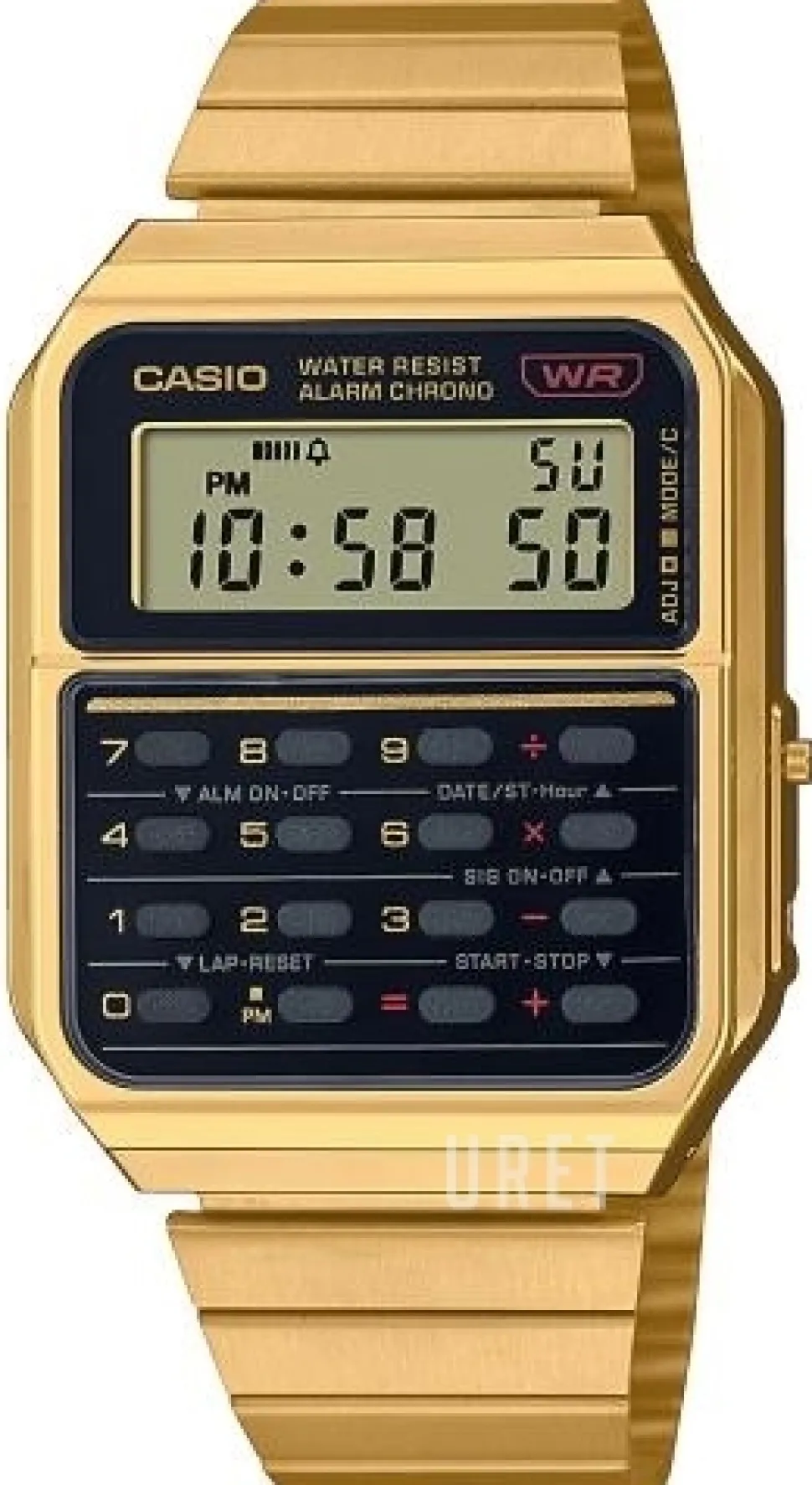 Vintage Guldtonat stål Ø34.4 mm