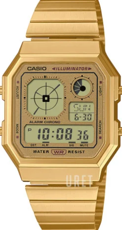 Vintage LCD/Gulguldtonat stål