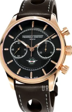 Vintage Rally Grön/Läder Ø42 mm