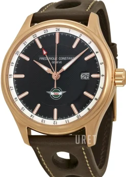 Vintage Rally Svart/Läder Ø40 mm