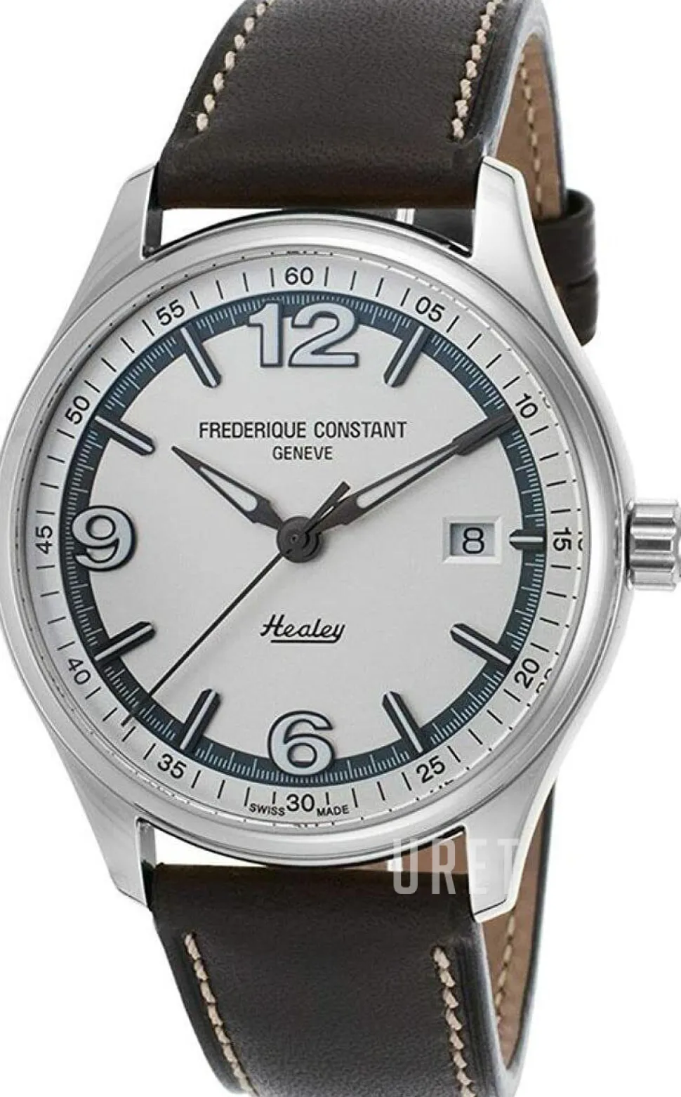 Vintage Rally Vit/Läder Ø40 mm