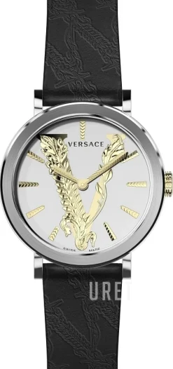 Virtus Silverfärgad/Läder Ø36 mm