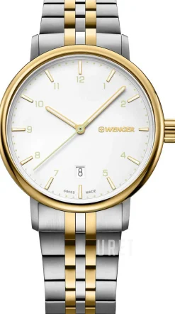 Vit/Gulguldtonat stål Ø40 mm