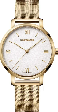 Vit/Gulguldtonat stål Ø38 mm