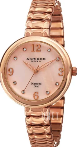 Vit/Roséguldstonat stål Ø36 mm