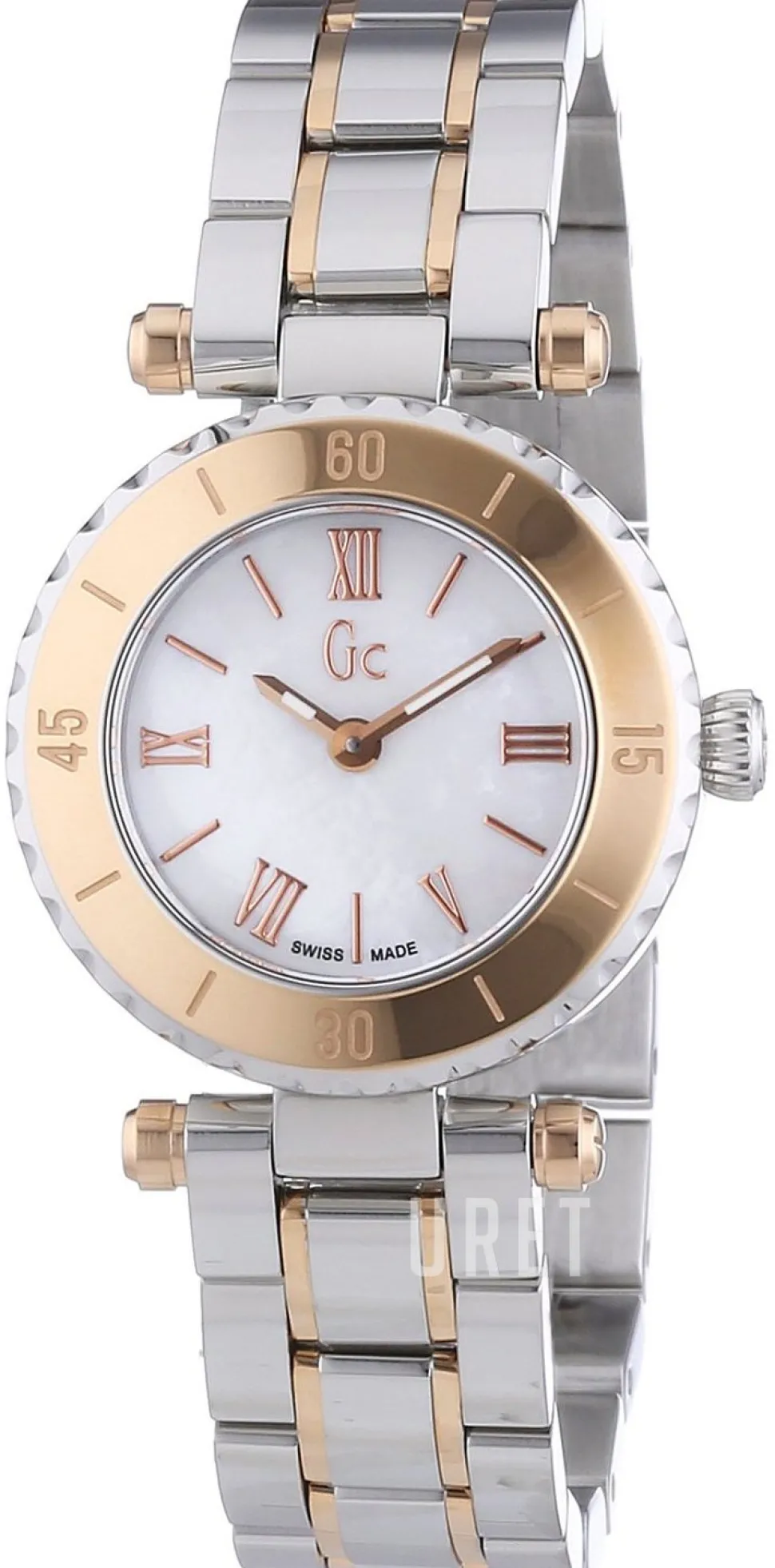 Vit/Roséguldstonat stål Ø28 mm