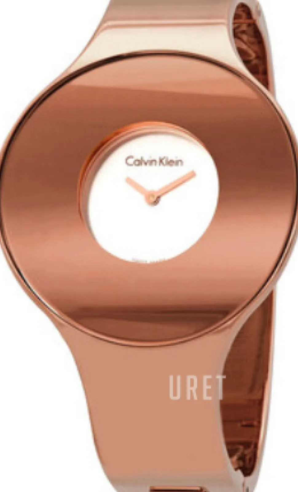 Vit/Roséguldstonat stål Ø38 mm