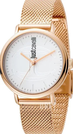 Vit/Roséguldstonat stål Ø34 mm