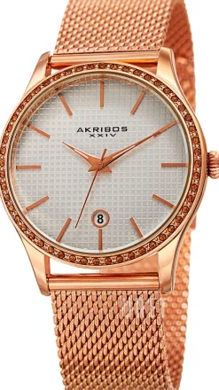 Vit/Roséguldstonat stål Ø38 mm