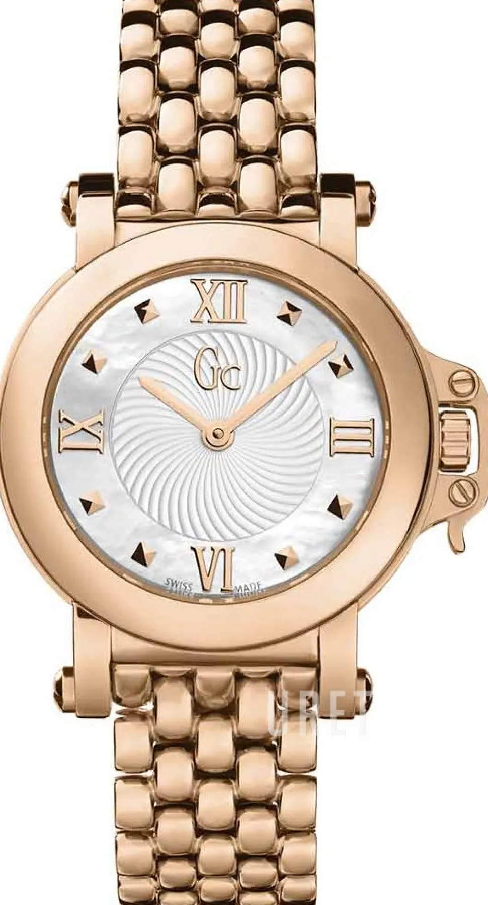 Vit/Roséguldstonat stål Ø30 mm