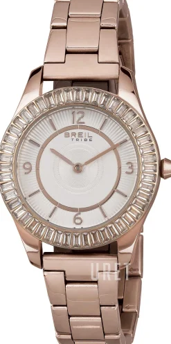 Vit/Roséguldstonat stål Ø33 mm