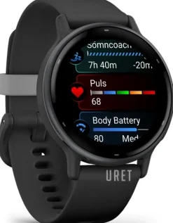 Vivoactive 5 Svart/Gummi Ø42.2 mm