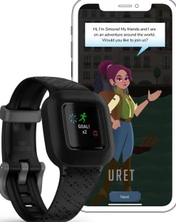 Vivofit jr. 3 Svart/Gummi 14.11x14.11 mm