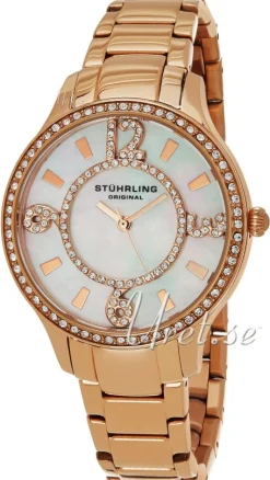 Vogue Chic Vit/Roséguldstonat stål Ø36 mm