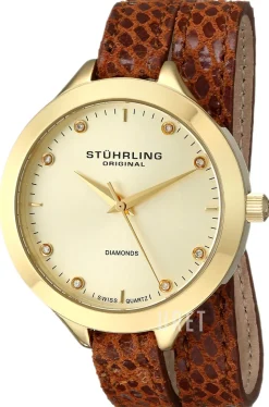 Vogue Guld/Läder Ø38 mm