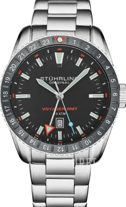 Voyager GMT Svart/Stål Ø42 mm