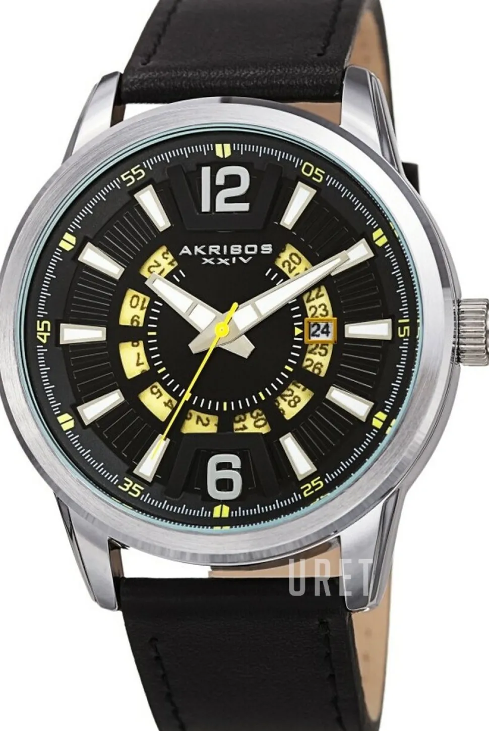 Wheel Svart/Läder Ø45 mm