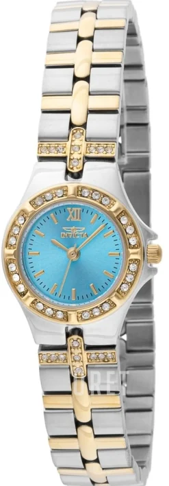 Wildflower Blå/Guldtonat stål Ø21 mm