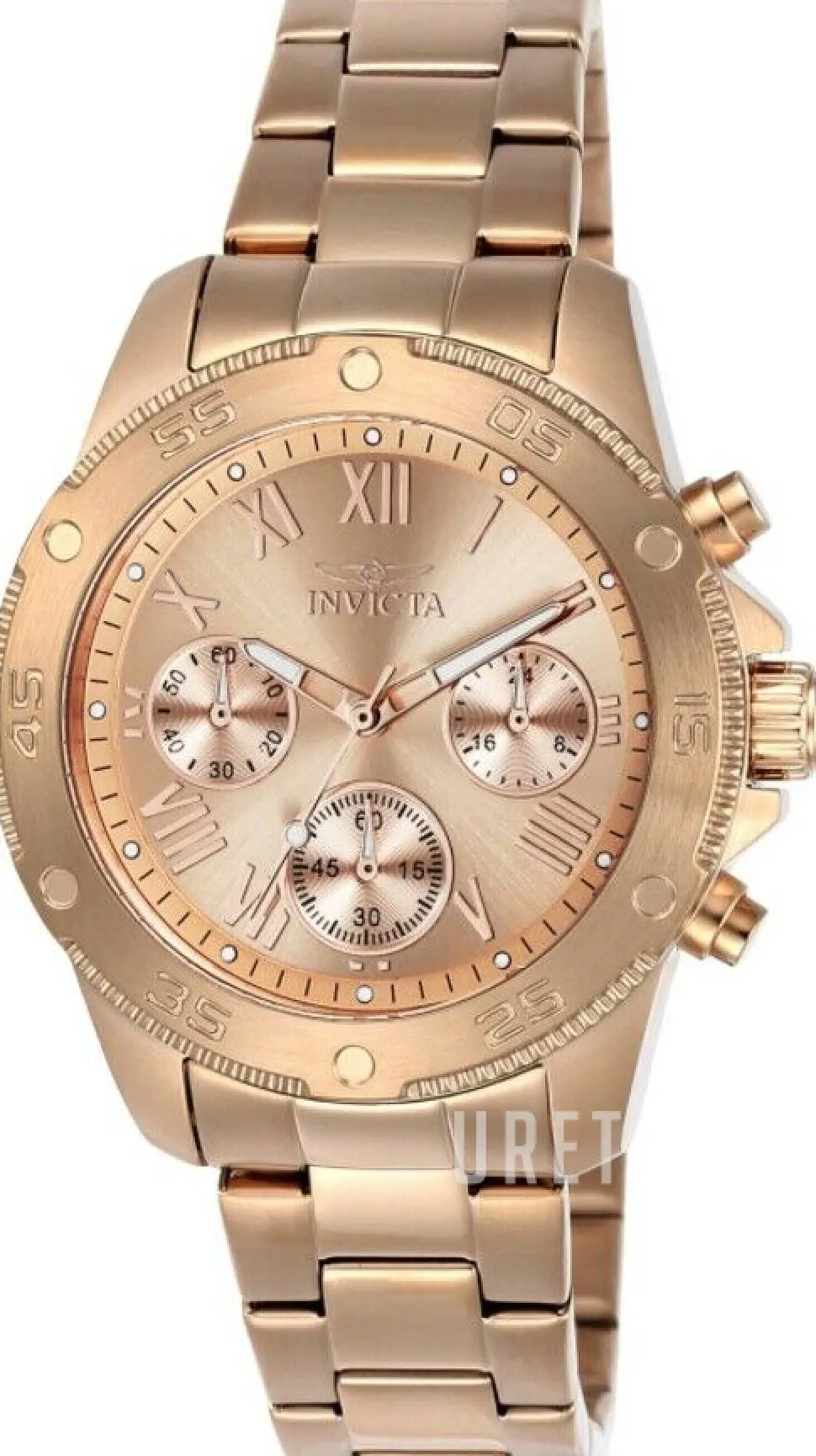 Wildflower Roséguldstonad/Roséguldstonat stål Ø38 mm