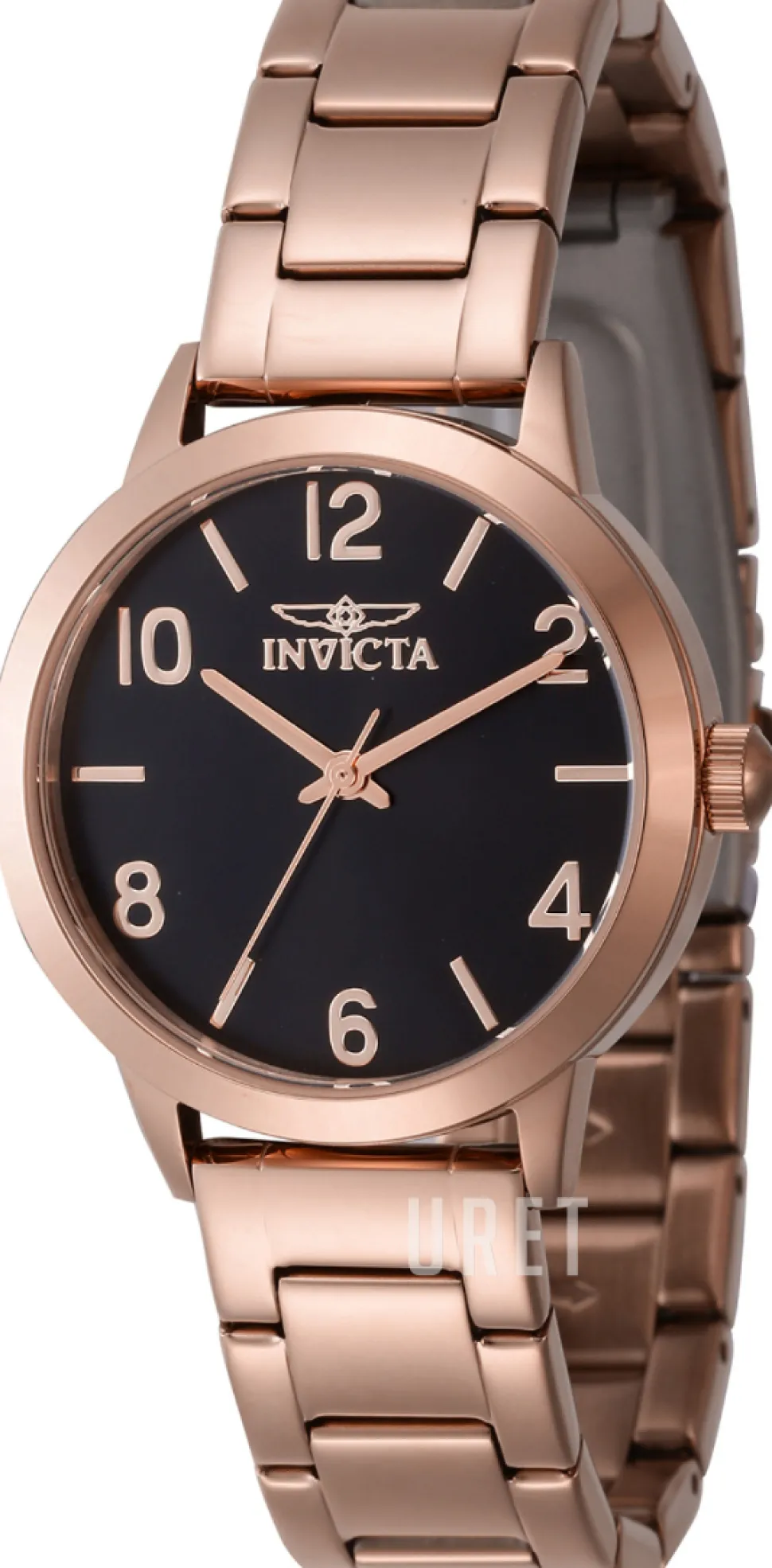 Wildflower Svart/Roséguldstonat stål Ø34 mm