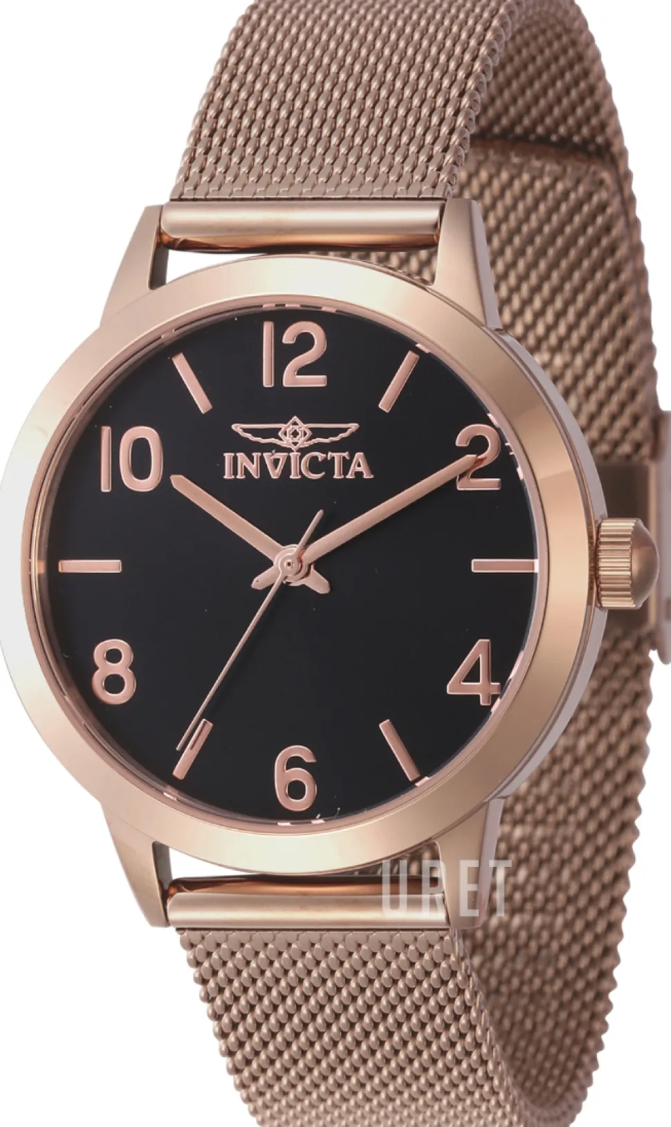 Wildflower Svart/Roséguldstonat stål Ø34 mm