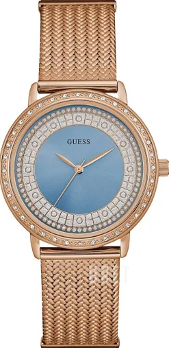 Willow Blå/Roséguldstonat stål Ø36 mm