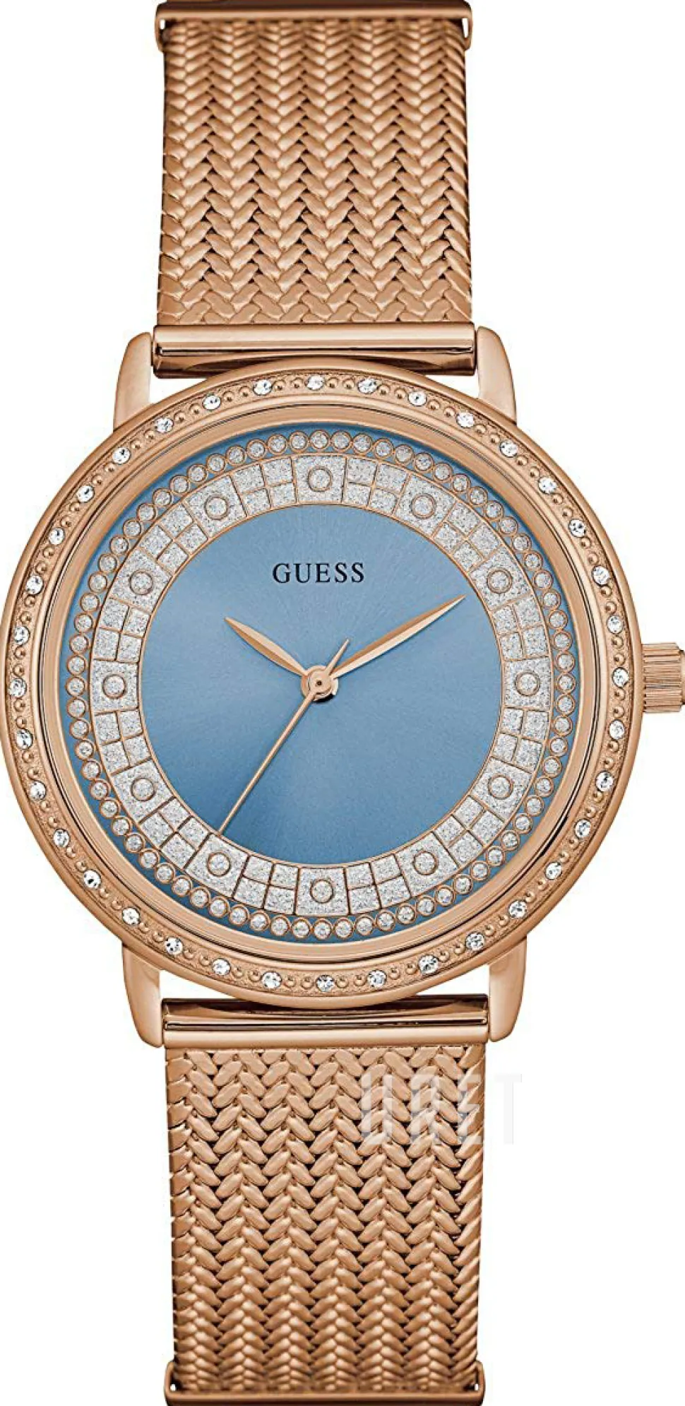 Willow Blå/Roséguldstonat stål Ø36 mm