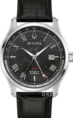 Wilton Svart/Läder Ø43 mm