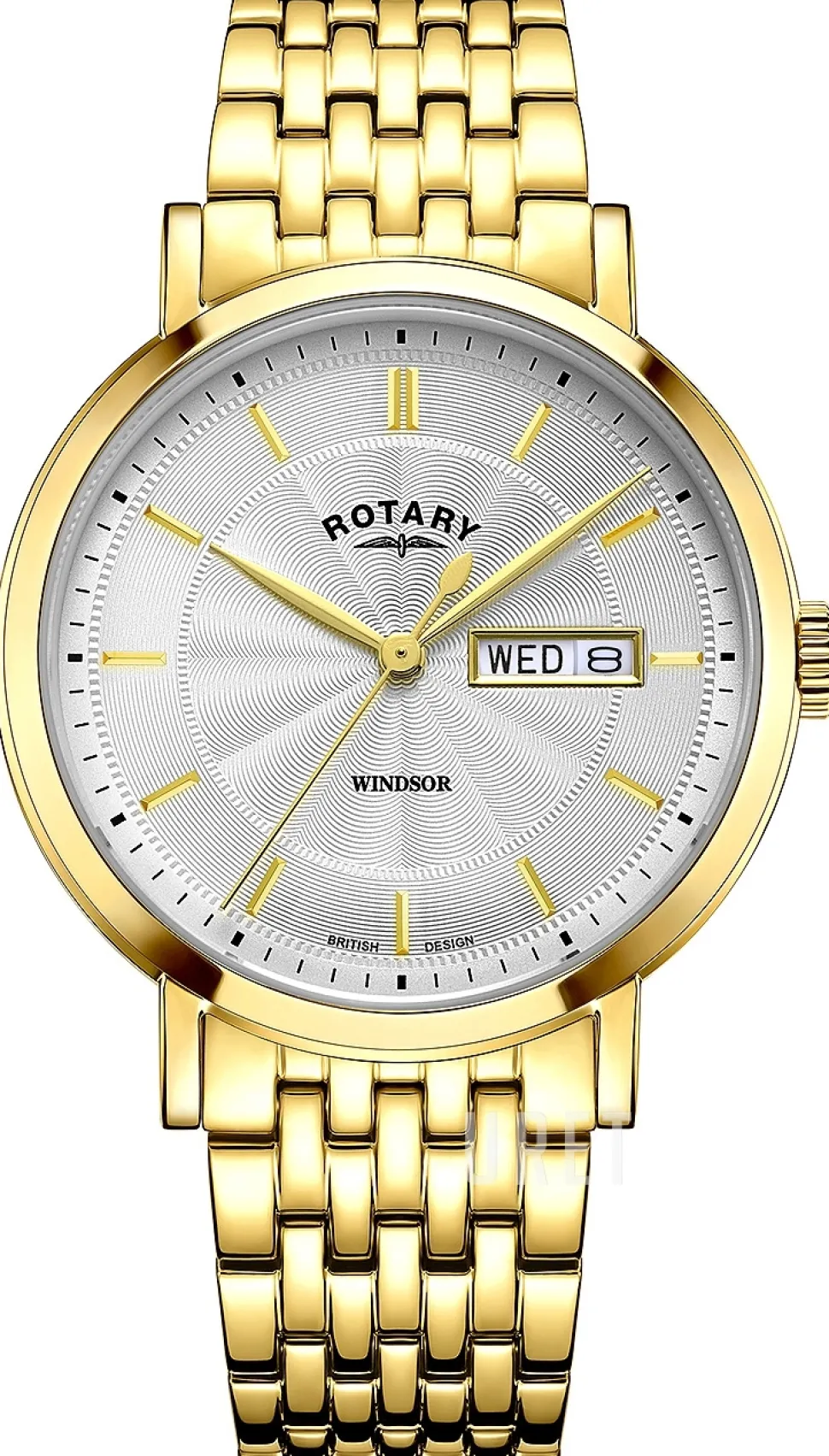 Windsor Silverfärgad/Gulguldtonat stål Ø37 mm