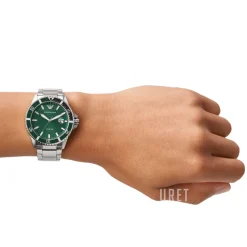 World Explorer Grön/Stål Ø42 mm