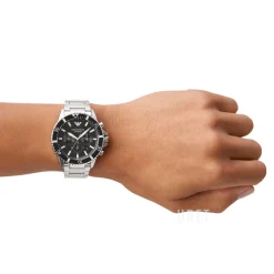 World Explorer Svart/Stål Ø43 mm