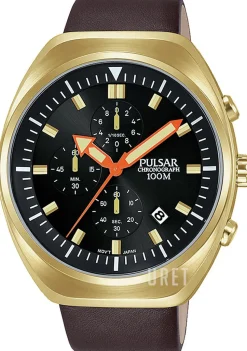 X Svart/Läder Ø44 mm