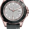 Yacht-Master 40 Diamantinfattad/Gummi Ø40 mm