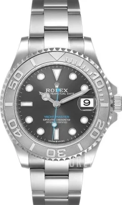 Yacht-Master 37 Grå/Stål Ø37 mm