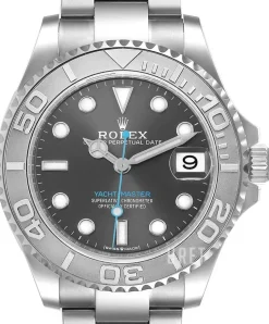 Yacht-Master 37 Grå/Stål Ø37 mm