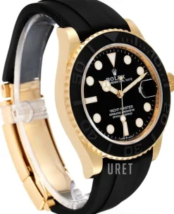 Yacht-Master 42 Svart/Gummi Ø42 mm