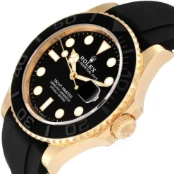 Yacht-Master 42 Svart/Gummi Ø42 mm