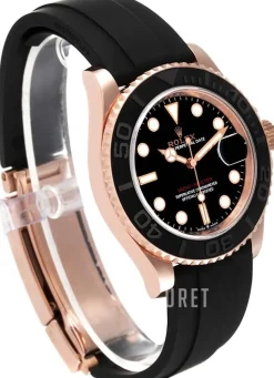 Yacht-Master 40 Svart/Gummi Ø40 mm