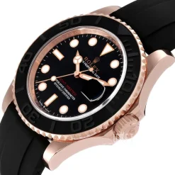 Yacht-Master 40 Svart/Gummi Ø40 mm