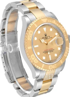 Yacht-Master Champagnefärgad/18 karat gult guld Ø40 mm