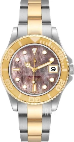 Yacht-Master Flerfärgad/18 karat gult guld Ø35 mm