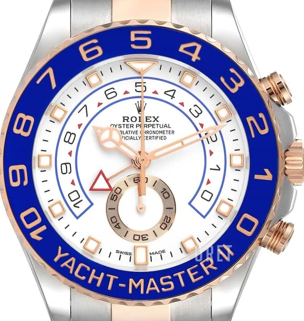 Yacht-Master II Vit/18 karat roséguld Ø44 mm