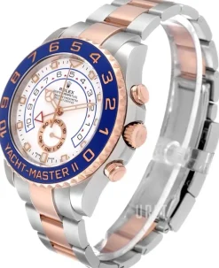 Yacht-Master II Vit/18 karat roséguld Ø44 mm