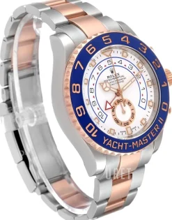 Yacht-Master II Vit/18 karat roséguld Ø44 mm